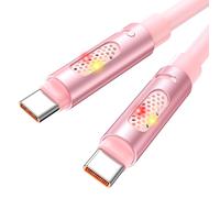 Usb C To Usb C Cable 1m, 240w Usbc To Usbc Pd3.1 Qc3.0 Cable With Rgb Light, Type C Cable Fast Charge For Iphone 16/15 Pro Max, Galaxy S24/S23, Macbook Pro/Air, Pad Pro/Air, Laptops