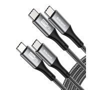 USB C to USB C Cable [2M+2M], 3A 20V 60W, PD 3.0&QC 4.0+, Quick Charge Type C to Type C Cable for iPhone 15 Series, Samsung S24 Ultra/S23/S22/S21, iPad Pro/Air 5/Mini 6, MacBook Air/Pro,