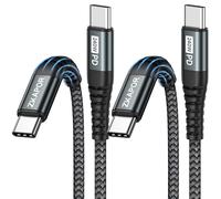 Usb C To Usb C Cable [2m, Pack Of 2], 240w Type C To Type C Cable Pd 3.1 Cord Typ C Fast Charge Compatible With Iphone 16 Pro Max, Iphone 15, Samsung Galaxy, Pad Pro, Huawei/Mate, Pixel