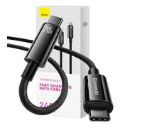 Cable+Baseus+Tungsten+Gold+USB+type+C+M%2FM+240w+2m+%28Noir%29