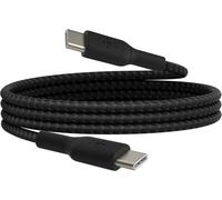 USB-C to USB-C Cable, Braided Sheath USB C Cable Fast Charging USB-IF Certified for iPhone 16, iPhone 15, Samsung Galaxy S24, S23, iPad Pro, Google Pixel, etc., 1m, Black