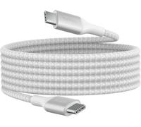 USB-C to USB-C Cable, Fast Charge with 240W Power Delivery Technology, USB-IF Certified, for iPhone 16, 15, MacBook Pro, Chromebook, Samsung Galaxy, iPad etc, 2m, White