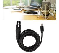USB C to XLR Microphone Cable Adapter, Plug and Play Low Noise HiFi Microphone Cable for USB C to XLR Connection