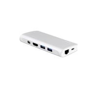 USB-C Travel Dock Argent - Dock USB-C 9 ports