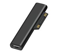 USB C vers Surface Adaptateur, Type C vers Connecteur Surface 45W 15V/3A, Compatible avec Microsoft Surface Pro 9/8/7/6/5/4/3/X, Surface Go 3, Surface Laptop 5/4/3, Accessoire Microsoft Surface