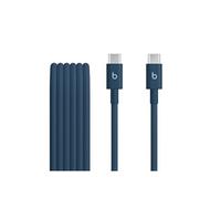 Beats By Dr. Dre Câble USB-C vers USB-C 1,5 m – Tressé 60W Charge rapide pour iPhone – Bleu