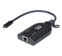 ATEN Adaptateur KVM KA7183 USB-C Média virtuel RJ-45 (F) vers 24 pin USB-C (M) 5 V