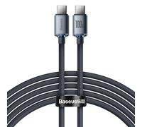 Baseus Câble USB-C CAJY000701 – 2 m, Power Delivery 100W, transfert 480 Mbit/s, Noir