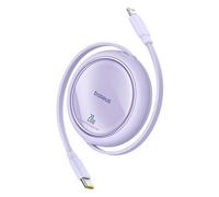 Usb Cable Baseus Free2pull Usb-C To Ip 20w 1m (Purple)