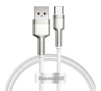 Usb Cable For Usb-C Baseus Cafule, 66w, 1m (White)