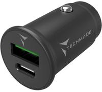 USB Car Charger-Dual USB Type-C and USB Type-A Input for Mobile Phones,Smartphones,Car Electronics Accessory,Charging Adapter,2 USB Sockets,Cigarette Lighter Socket