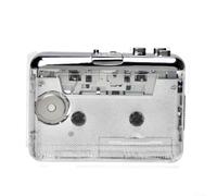 USB Cassette Player Transparent Portable Tape to pour mp3 USB