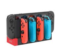 USB Chargeur Compatible avec Joy Con pour Switch & OLED Model, Support de Station de Charge pour Manettes avec LED Indicateur
