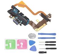USB Charging Dock Port Connector Flex Cable PCB Board Replacement for G7 ThinQ European Version, Precision - Fit Charging Port Flex Cable with Tail Plug and Mounting Hardware