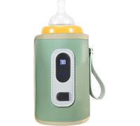 USB -chauffe-biberon-écran LCD -température d'écran réglable chauffage précis imperméable portable chauffage du lait vert vert