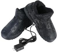 USB Chaussures Chauffantes Chaussons Chauffants Pieds Plus Chaud Hiver Chaud en Peluche Pantoufles Pantoufles Cadeaux D’Anniversaire pour Hommes Femmes,001,42(44) UE, 1, 38(40) EU