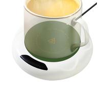 USB Coffee Mug Warmer - 4.57x4.57x0.98in Heating Coaster, Temperature Control Plate, Hot Drink Warmer, 3-Speed Adjustable USB Wamer | Intelligent UB Mug Heater for Tea Coffee Milk Hot Chocola