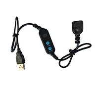 USB Countdown Timer Cable | ABS, 60cm, 50g, 3-24V | Interrupteur automatique d'alimentation 1-24 heures | Pour Aquarium Electronics Home Office, Timed Shutoff Control