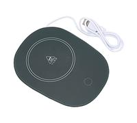 USB Cup Warmer | 55°C Intelligent Constant Temperature Heating Pad for Coffee/Tea/Milk | Auto on - Off Sensor | Works with Ceramic & Glass Mugs (Green)