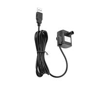 USB DC 5V Petite Pompe sans Balais, Pompe D'aquarium, Pompe électrique Circulation de la Circulation de la Fontaine à Poisson avec Câble USB pour la Banque D'alimentation