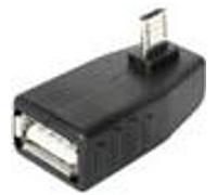 Delock - Adaptateur USB - USB (F) pour Micro-USB de type B (M) - USB 2.0 OTG - connecteur à 90°