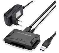 USB Disque Dur Adaptateur USB 3.0 vers IDE SATA, Cable USB 1m pour 2.5\"" 3.5\"" IDE SATA HDD SSD, avec Adaptateur Alimentation Externe