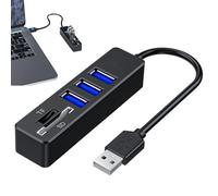 USB Docking Station, Portable High-Speed USB Expansion Hub, ABS Direct Docking Station for Computers & Accessories, Ideal for Desktop and Flash Drive Connectivity, 8.5x2cm