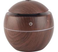USB Essential LED Touch Aroma Humidificateur Ultrasonique Diffuseur d'Huile Purificateur d'Air Marron