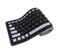 USB filaire Silicone accessoires PC portable pliable Rollup facile à utiliser Compact ergonomique ordinateur portable 103 touches clavier étanche