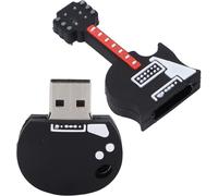 USB Flash Drive 16/32/64/128 GB Guitar Shape USB Disk Data Transfer Storage USB Flash Drive School Business Birthday Gift (16 GB)