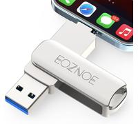 USB Flash Drive 256 GB, USB Stick for iPhone Pen Drive External Storage for Recording More Photos Video, USB 3.0 Pen Memory Stick High Speed Compatible with iPhone/iPad/Android/PC.