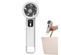 USB Handheld Fan - Rechargeable Cooling Device, 5 Speed Adjustable Wind with Foldable Compact Design for Easy Storage and Portability Lightweight Build with Long Battery Life for Indoor Outdoor