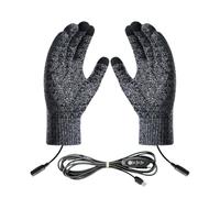 USB Heated Gloves, Screen Touch Winter Thermal Heating Mitts, 8.27x4.33 Inches Versatile Use & Custom Comfort Design, 3 Mode Windproof Mittens for Cycling, Skiing, Hiking, Snowboarding, and Driving