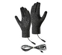 USB Heated Gloves, Screen Touch Winter Thermal Heating Mitts, 8.27x4.33 Inches Versatile Use & Custom Comfort Design, 3 Mode Windproof Mittens for Cycling, Skiing, Hiking, Snowboarding, and Driving