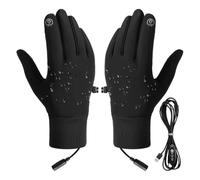 USB Heated Mittens - Winter Windproof Plug-In Hand Warmer Gloves Heating | Touchscreen Electric Heating Gloves for Men Women Outdoor Sports Cycling Skiing Motorcycle