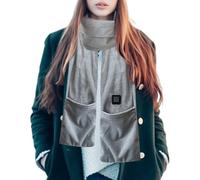 USB Heating Neck Scarf - Electric Heating Shawl, 5.91 inch Winter Warm Wrap, Fabric Neck Warmer with Smart Control, Cold Weather Wear with Adjustable Heat, Personal Heatings Accessory for Travel Home