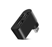 USB Hub 2.0 SD TF Card Reader Splitter Power Interface USB Card Reader for Computer Laptop PC