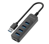 USB Hub 3.0 - High-Speed 4-Port USB Expander for Laptop, PC, & More