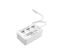 USB HUB 3.0 Splitter 3 Portas Extensor Multi Extension Multiple 0 Hub Leitor de CartãO SD USB3.0 Expander para PC
