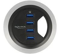 USB-HUB 62868 Delock 4-Port USB3.0 Desktop mounting