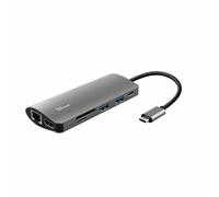 Trust Adaptateur USB-C Dalyx 7-en-1, HDMI, 2x USB-A, Ethernet, SD/MicroSD, port de charge USB-C