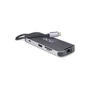 USB HUB C to HDMI 3USB 3.0 RJ45 Lector TARJ + PD + 3.5MM Jack