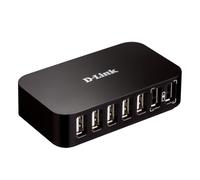 D-Link DUB-H7 USB 2.0 Type-B 480 Mbit/s Noir