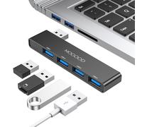 USB Hub for Laptop, USB Hub 3.0 USB Splitter Ultra Slim USB Data Hub [Charging Not Supported] Multi Type A Port Adapter Station for Laptop, PC Window
