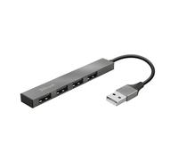 USB Hub Trust 23786 Grey Silver