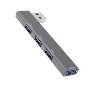 USB Hub - USB Splitter | USB Adapter | USB Port Expander 4 Port USB Splitter Hub with Fast Charging Port USB Adapter Multiport Expander for Desktop, Ordinateur Portable, Flash Drive, Printer, PC
