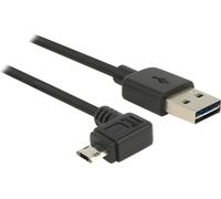 USB Kabel Delock A -> Micro-B St/St 3.00m 90øgew. Easy USB