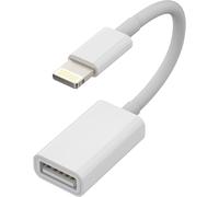 USB Lightning Adapter Cable for iPhone Jack OTG Accessories Keyboards Compatible with USB Flash Drive Card Reader Camera Card Reader Mouse Hub Flash Drive 14 13 12 11 Pro Max Mini 8 7
