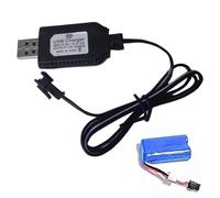 USB Lithium Battery Charger 7.4V 1000mA Fast Charge Cable | RC Drone Airplane Battery SM-2P SM-3PSM-4P Smart Auto Adapt Charging Lead, Portable RC Toy Batterys Charger | for RCuse