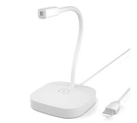 USB Microphone de bureau enregistrement de jeu condensateur réduction du bruit Plug And Play ordinateur bureau à domicile avec bouton muet métal